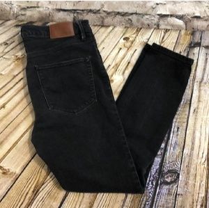 Madewell Skinny Ankle High Rise Jeans 30 Black